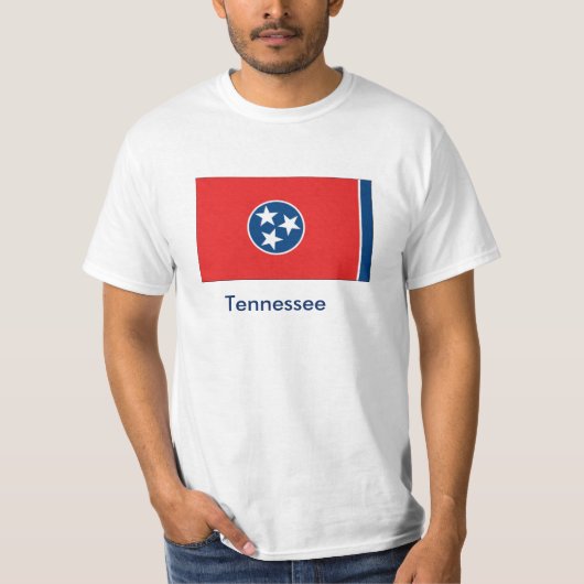 Tennessee State Flag T-Shirt (Voorkant)