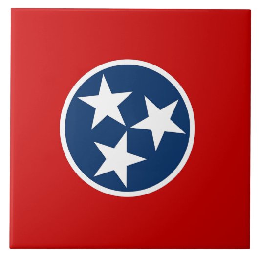 Tennessee State Flag Tegel Tegeltje (Voorkant)