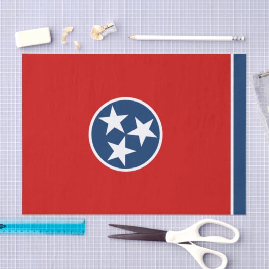 Tennessee State Flag Tissuepapier (Craft)