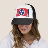Tennessee State Flag Trucker Pet (In situ)