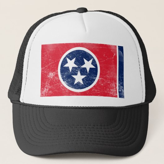 Tennessee State Flag Trucker Pet (Voorkant)