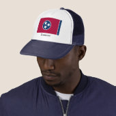 Tennessee State Flag Trucker Pet (In situ)