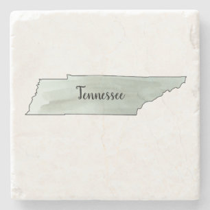 Tennessee State Illustratie Schilderij Stenen Onderzetter