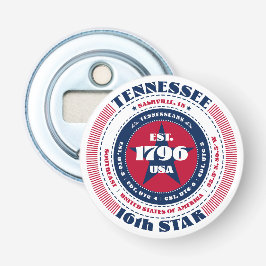 Tennessee State Information Circle Button Flesopener