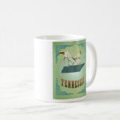 Tennessee State Map - Green Koffiemok (Voorkant rechts)