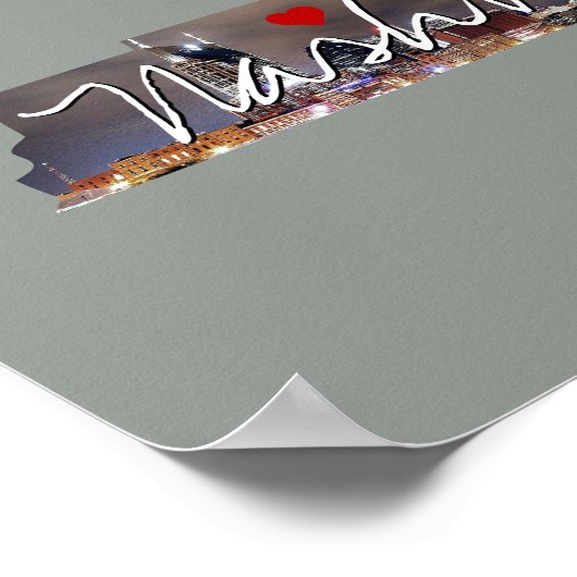 Tennessee State Photo insert and town name Poster (Hoek)