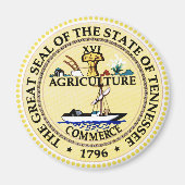 Tennessee State Seal Magneet (Voorkant)