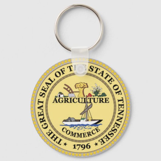 Tennessee State Seal Sleutelhanger (Voorkant)