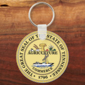 Tennessee State Seal Sleutelhanger (Voorkant)