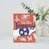 Tennessee State Symbols Volunteer State Afbeelding Briefkaart (Staand voorkant)