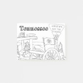 Tennessee State Symbols Volunteer State Afbeelding Post-it® Notes (Voorkant)