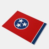 Tennessee State & Tennessee Vlag /Verenigde Staten Deurmat (Schuin)