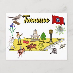 Tennessee state, VS Briefkaart