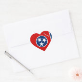 Tennessee sticker, hart, patriottische Tennessee v Hart Sticker (Envelop)