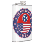 Tennessee sticker, telefoongeval, canvas tas, klok heupfles (Rechts)