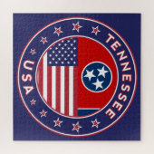 Tennessee sticker, telefoongeval, canvas tas, klok legpuzzel (Horizontaal)