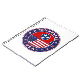 Tennessee sticker, telefoongeval, canvas tas, klok notitieboek (Linkerzijde)