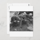 Tennessee Street Musicians, jaren '30 Briefkaart (Voorkant / Achterkant)