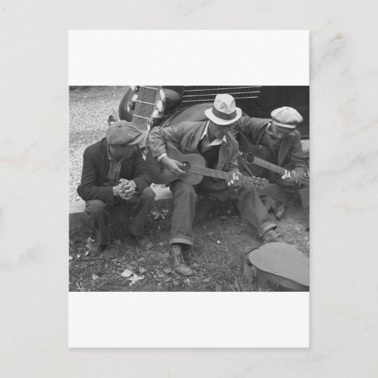 Tennessee Street Musicians, jaren '30 Briefkaart (Voorkant)