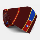 Tennessee strepen vlag stropdas (Opgerold)