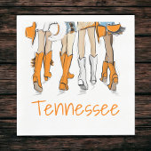 Tennessee Tailgate Girls Cocktail Game Day Servet