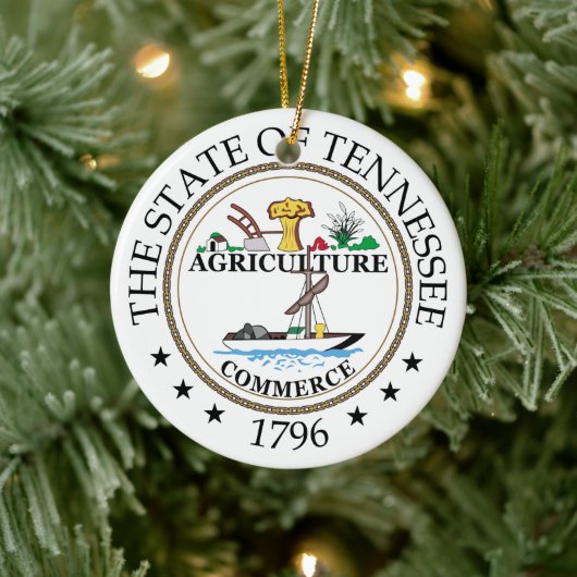 Tennessee-teken Keramisch Ornament (Boom)
