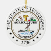Tennessee-teken Keramisch Ornament (Voorkant)