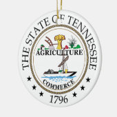 Tennessee-teken Keramisch Ornament (Links)