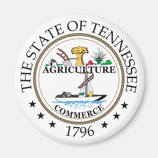 Tennessee-teken Magneet (Voorkant)