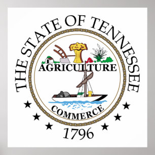 Tennessee-teken Poster