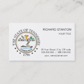 Tennessee-teken Visitekaartje (Voorkant)