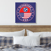 Tennessee, Tennessee poster, canvas Afdruk (Insitu (Slaapkamer))