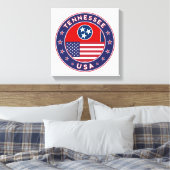 Tennessee, Tennessee poster, canvas Afdruk (Insitu (Slaapkamer))