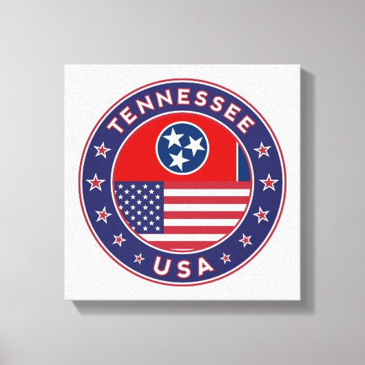 Tennessee, Tennessee poster, canvas Afdruk (Voorkant)