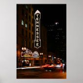 Tennessee Theater Night Poster (Voorkant)