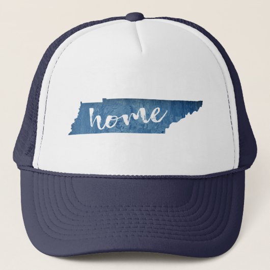 Tennessee Thuis Houtnerf Trucker Pet (Voorkant)