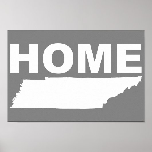 Tennessee Thuis Weg Van Poster Staat Bord (Voorkant)
