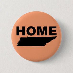 Tennessee Thuis Weg Van Staat Knop Badge Speld Ronde Button 5,7 Cm