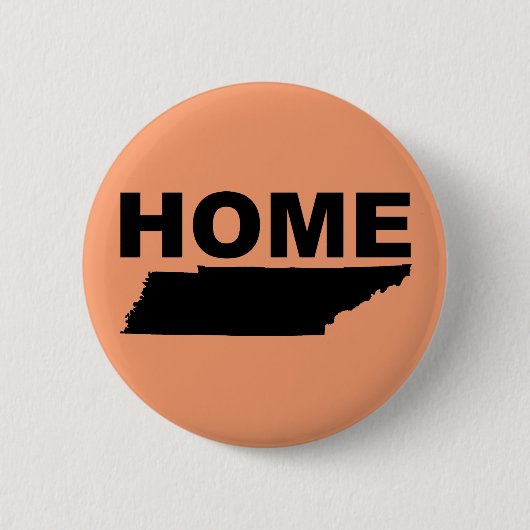 Tennessee Thuis Weg Van Staat Knop Badge Speld Ronde Button 5,7 Cm (Voorkant)