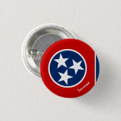 Tennessee-toets, patriottische Tennessee-mode Ronde Button 3,2 Cm (Voorkant /achterkant)