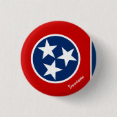 Tennessee-toets, patriottische Tennessee-mode Ronde Button 3,2 Cm (Voorkant)