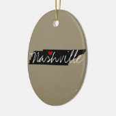 Tennessee Town Keramisch Ornament (Links)