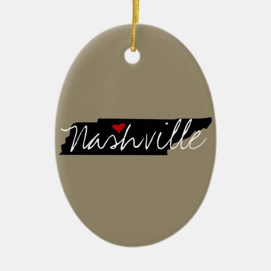 Tennessee Town Keramisch Ornament (Voorkant)