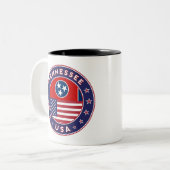 Tennessee Tweekleurige Koffiemok (Voorkant links)