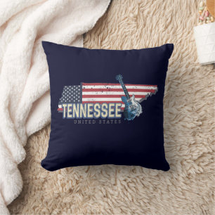 Tennessee United States Retro State  USA Kussen