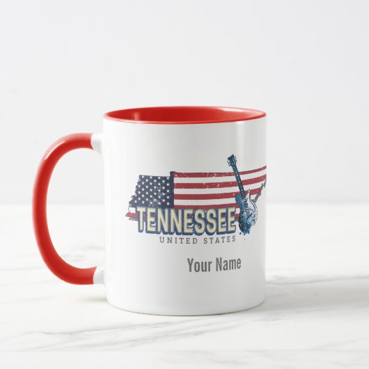 Tennessee United States Retro State  USA Mok (Links)