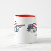 Tennessee United States Retro State  USA Mok (Midden)