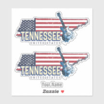 Tennessee United States Retro State  USA
