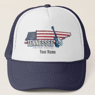 Tennessee United States Retro State USA Trucker Pet
