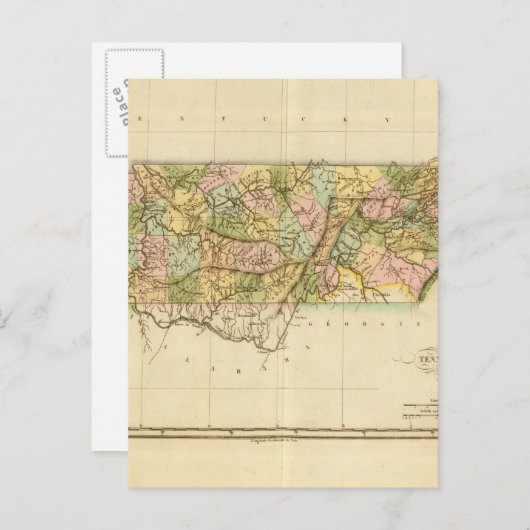 Tennessee US Briefkaart (Voorkant / Achterkant)